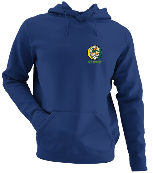 University of Oregon - Premium Grateful Dead Left Chest Hoodie - Navy