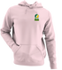 George Mason Stealie Premium Unisex Hoodie — Design: George Mason University — Light Pink