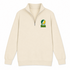 George Mason Stealie Premium Unisex Quarter-Zip — Design: George Mason University — Sand
