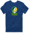 George Mason Stealie Premium Unisex T-Shirt — Design: George Mason University — Navy