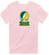George Mason Stealie Premium Unisex T-Shirt — Design: George Mason University — Light Pink