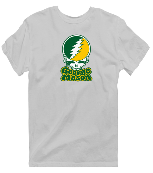 George Mason Stealie Premium Unisex T-Shirt — Design: George Mason University — Sport Grey