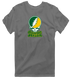George Mason Stealie Premium Unisex T-Shirt — Design: George Mason University — Charcoal