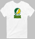 George Mason Stealie Premium Unisex T-Shirt — Design: George Mason University — White