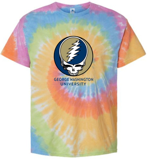 George Washington University Stealie Tie-Dye T-Shirt