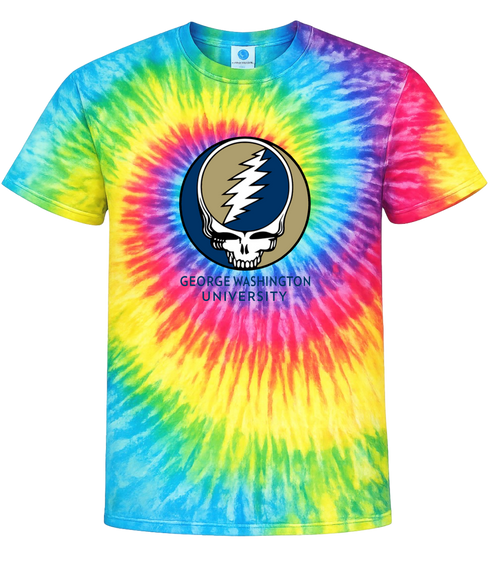 George Washington University Stealie Tie-Dye T-Shirt