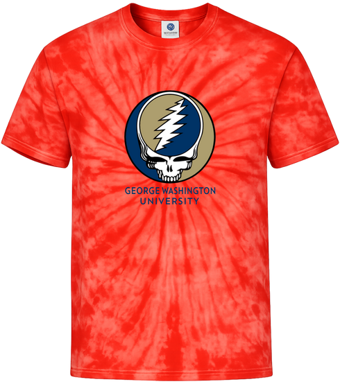 George Washington University Stealie Tie-Dye T-Shirt
