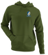George Washington Stealie Premium Unisex Hoodie — Design: George Washington University — Military Green