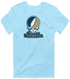 George Washington Stealie Premium Unisex T-Shirt — Design: George Washington University — Light Blue
