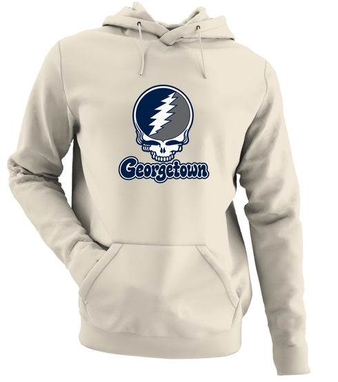 Georgetown Stealie Premium Unisex Hoodie — Design: Georgetown University — Sand