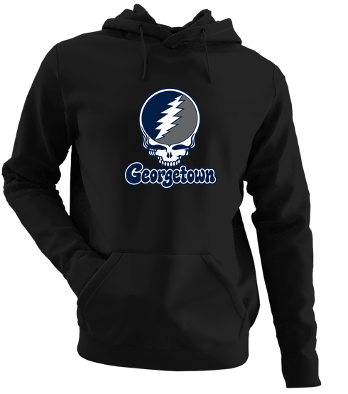 Georgetown Stealie Premium Unisex Hoodie — Design: Georgetown University — Black