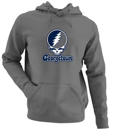 Georgetown Stealie Premium Unisex Hoodie — Design: Georgetown University — Charcoal