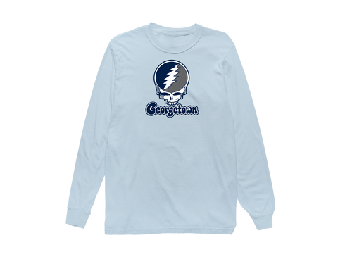 Georgetown Stealie Premium Unisex Long-Sleeve — Design: Georgetown University — Chambray