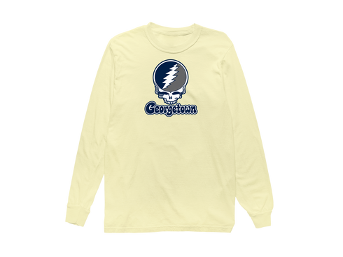 Georgetown Stealie Premium Unisex Long-Sleeve — Design: Georgetown University — Butter