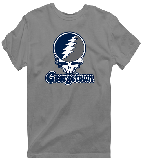 Georgetown Stealie Premium Unisex T-Shirt — Design: Georgetown University — Dark Heather