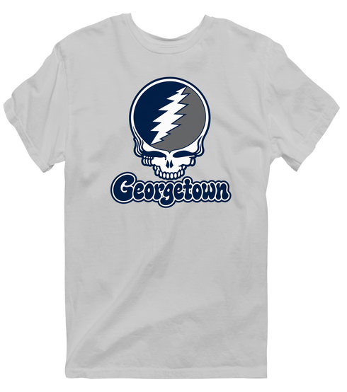 Georgetown Stealie Premium Unisex T-Shirt — Design: Georgetown University — Sport Grey