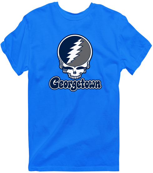Georgetown Stealie Premium Unisex T-Shirt — Design: Georgetown University — Royal