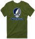 Georgetown Stealie Premium Unisex T-Shirt — Design: Georgetown University — Military Green