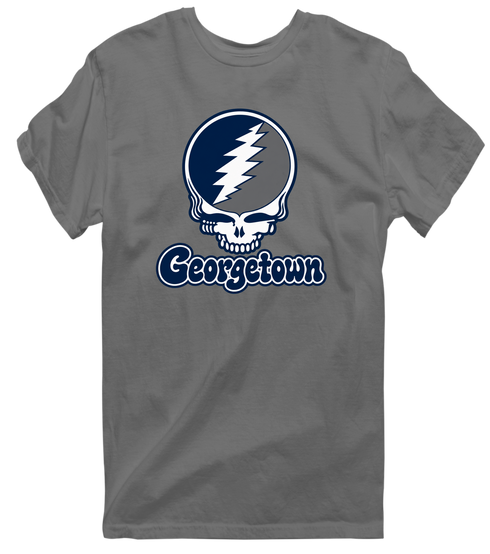 Georgetown Stealie Premium Unisex T-Shirt — Design: Georgetown University — Charcoal