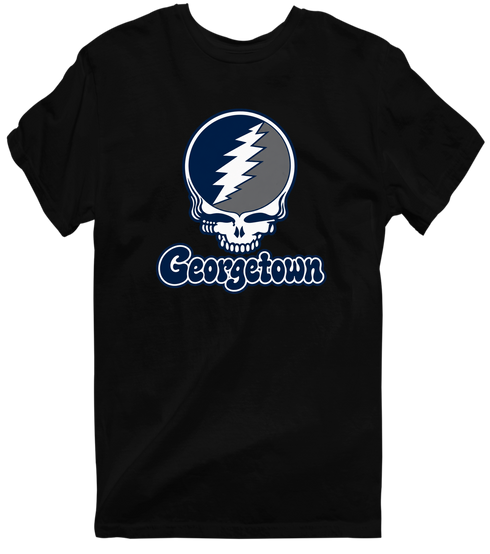 Georgetown Stealie Premium Unisex T-Shirt — Design: Georgetown University — Black