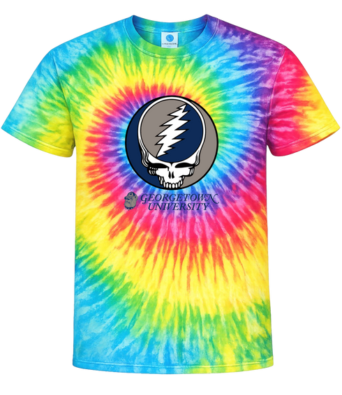 Georgetown University Stealie Tie-Dye T-Shirt