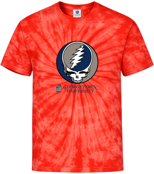 Georgetown University Stealie Tie-Dye T-Shirt