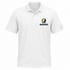 Georgia Tech Stealie Premium Unisex Polo — Design: Georgia Institute of Technology — White