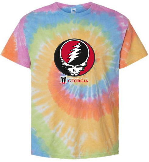 University of Georgia Stealie Tie-Dye T-Shirt