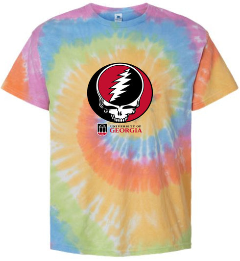 University of Georgia Stealie Tie-Dye T-Shirt