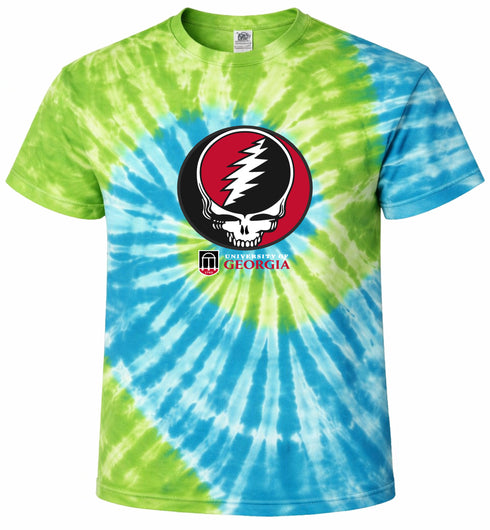 University of Georgia Stealie Tie-Dye T-Shirt