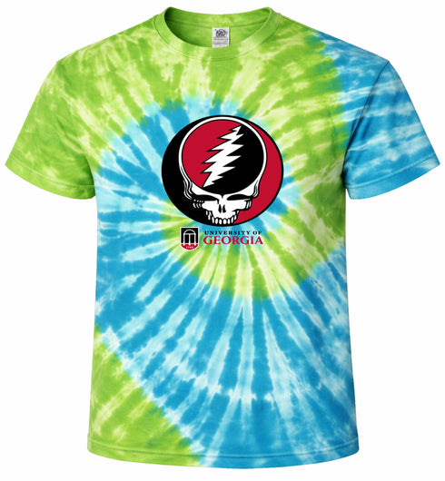 University of Georgia Stealie Tie-Dye T-Shirt