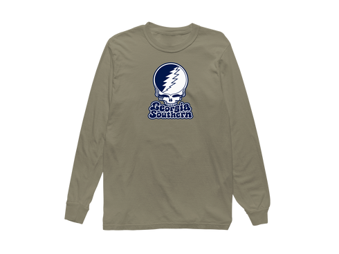 Georgia Southern Stealie Premium Unisex Long-Sleeve — Sandstone