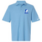 Georgia State Stealie Premium Unisex Polo — Design: Georgia State University — Blue