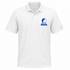 Georgia State Stealie Premium Unisex Polo — Design: Georgia State University — White