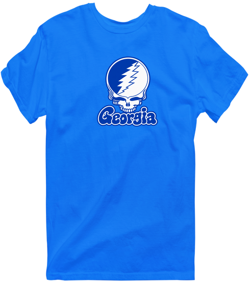 Georgia State Stealie Premium Unisex T-Shirt — Design: Georgia State University — Royal