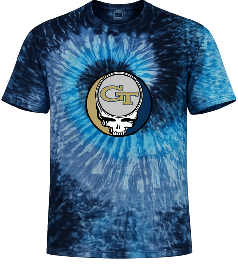 Georgia Tech Stealie Tie-Dye T-Shirt