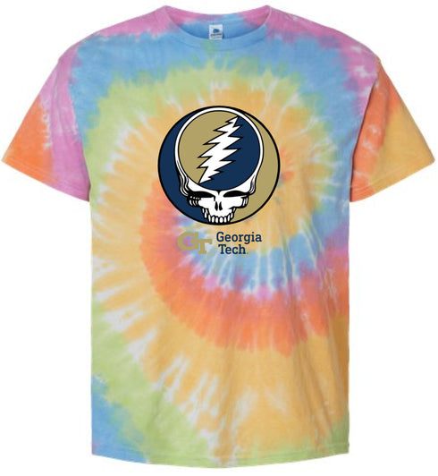 Georgia Tech Stealie Tie-Dye T-Shirt