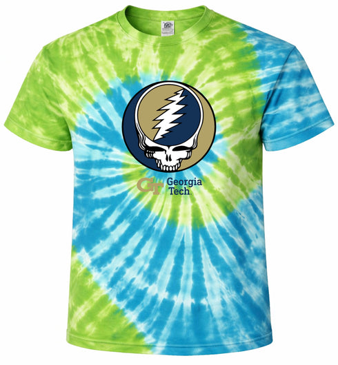 Georgia Tech Stealie Tie-Dye T-Shirt