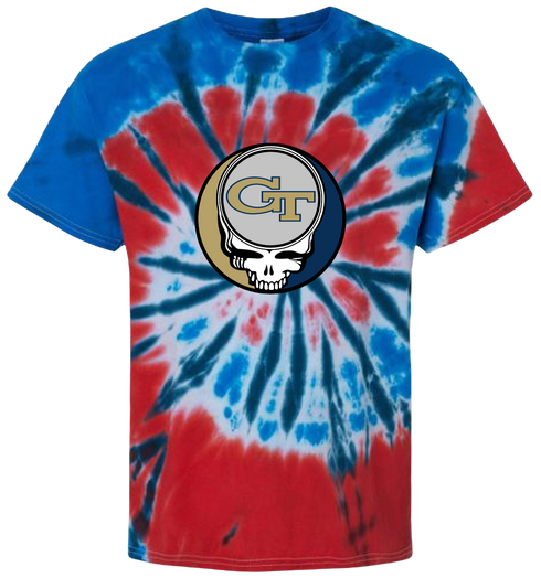 Georgia Tech Stealie Tie-Dye T-Shirt