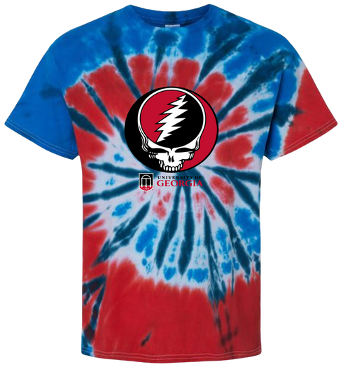 University of Georgia Stealie Tie-Dye T-Shirt