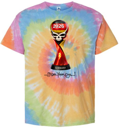 German FIFA World Cup Stealie Tie-Dye T-Shirt