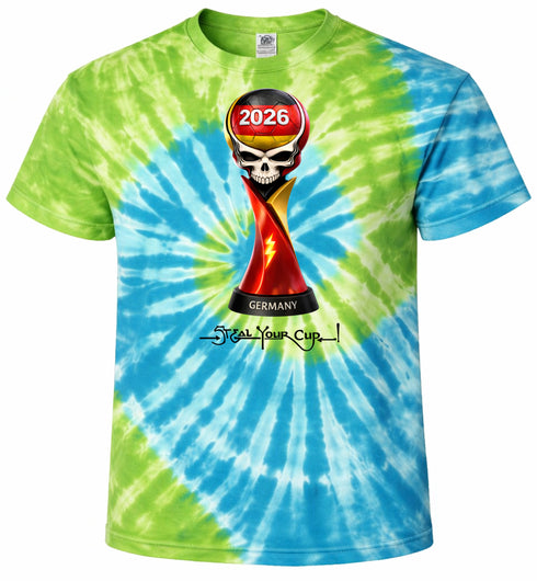 German FIFA World Cup Stealie Tie-Dye T-Shirt