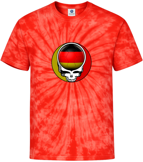 German FIFA World Cup Stealie Tie-Dye T-Shirt