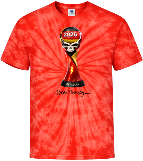 German FIFA World Cup Stealie Tie-Dye T-Shirt