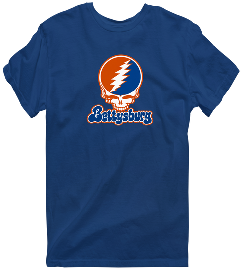 Gettysburg Stealie Premium Unisex T-Shirt — Design: Gettysburg College — Navy