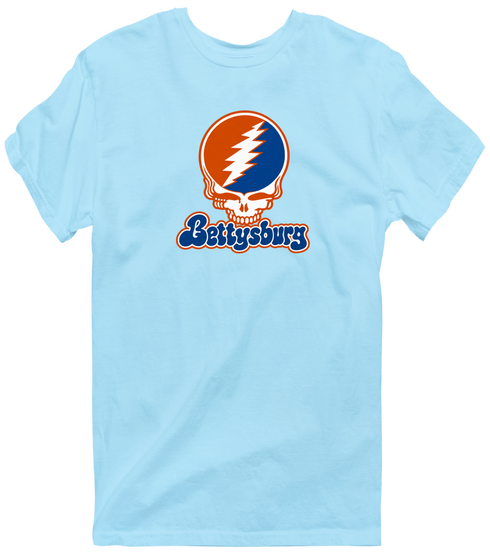 Gettysburg Stealie Premium Unisex T-Shirt — Design: Gettysburg College — Light Blue