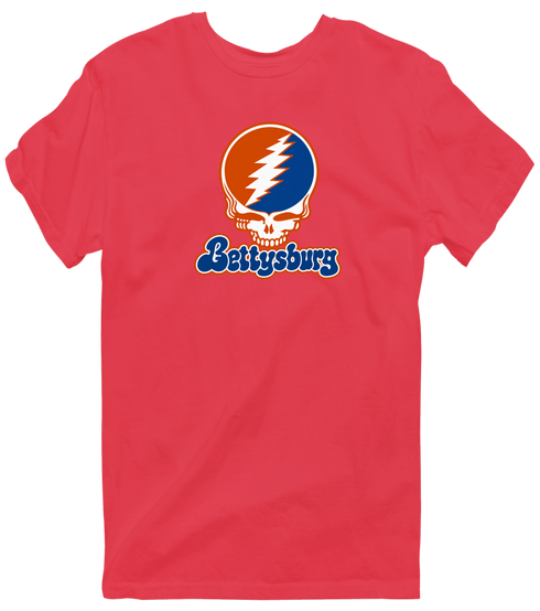 Gettysburg Stealie Premium Unisex T-Shirt — Design: Gettysburg College — Heather Red
