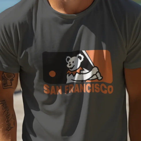 Grateful Dead - San Francisco Giants MLB Logo T-Shirt - StealieShop