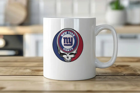 Grateful Dead - New York Giants Stealie 15 Ounce Coffee Mug - StealieShop