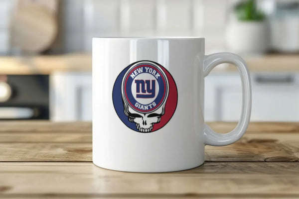 Grateful Dead - New York Giants Stealie 15 Ounce Coffee Mug - StealieShop